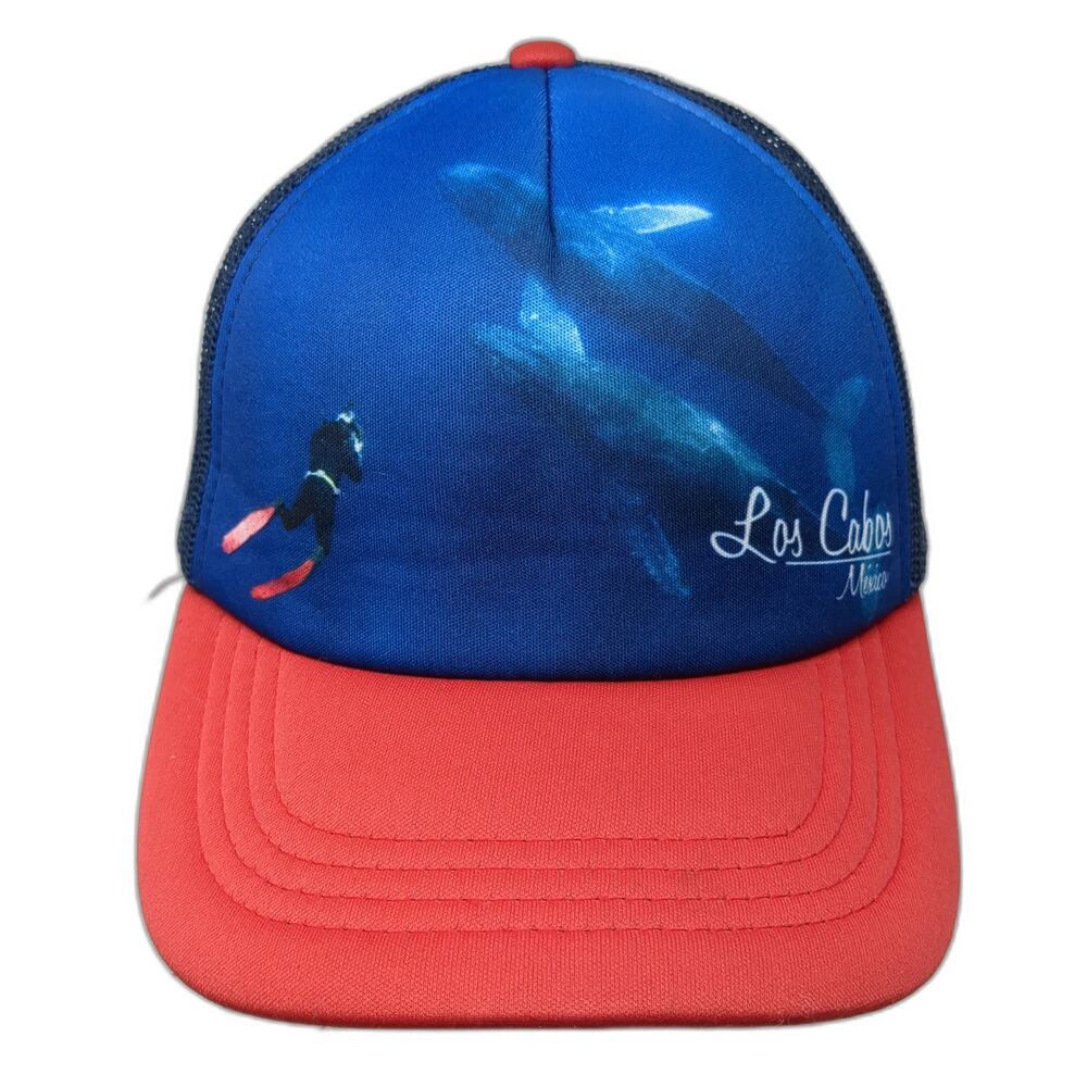 Los Cabos Mexico Snapback Hat Multi One Size Adjustable Mesh Back Banana Bay
